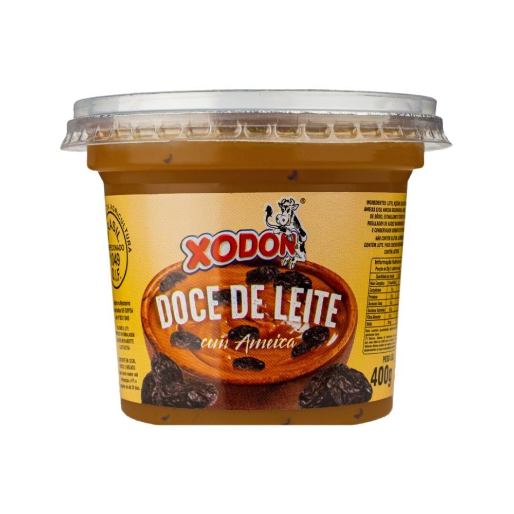 DOCE DE LEITE COM AMEIXA 12/400g XODON